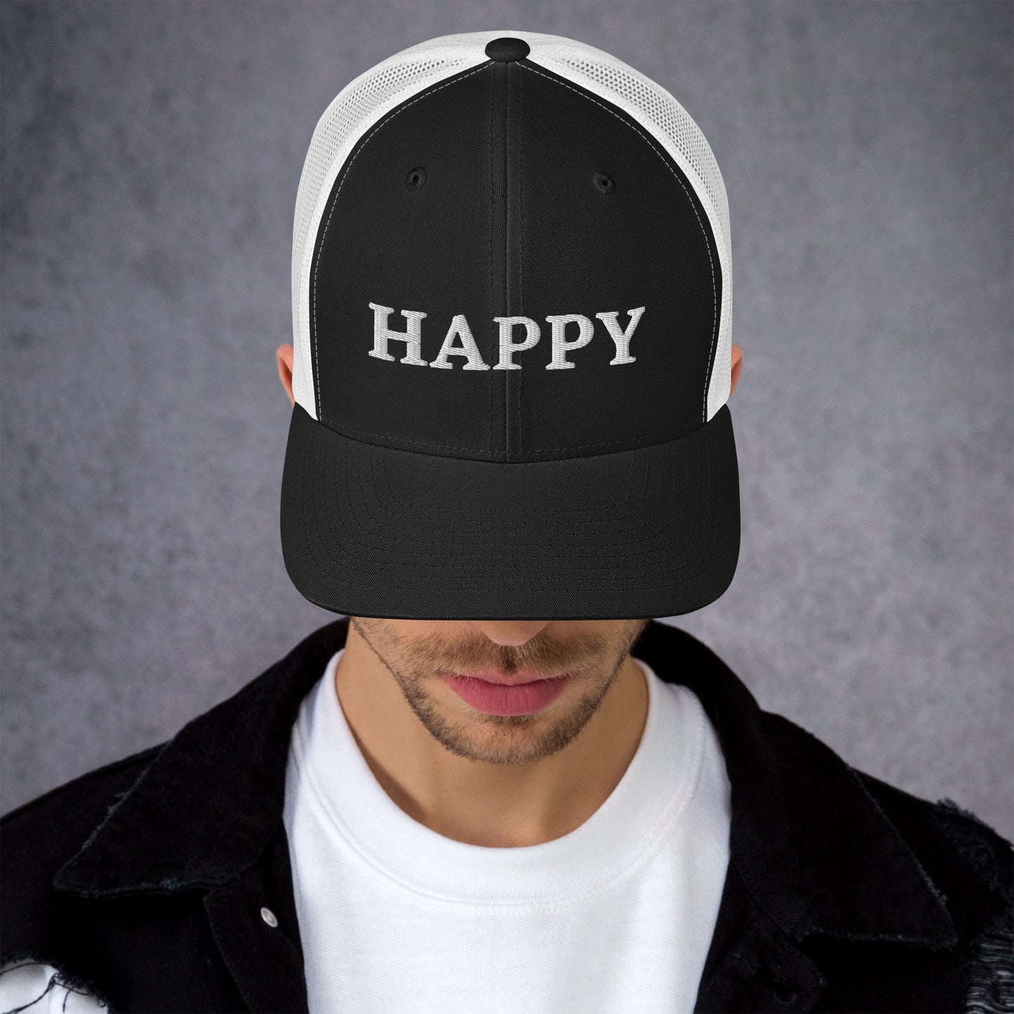 "Happy" Trucker Cap